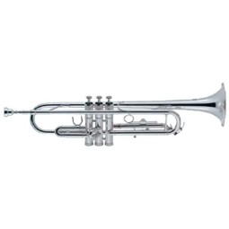 Silver Bb student trumpet