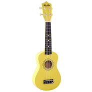 Ukelele soprano amarillo ma kai + funda, púa y cuerda recambio