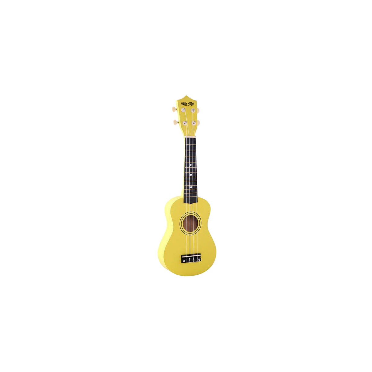 Ukelele soprano amarillo ma kai + funda, púa y cuerda recambio