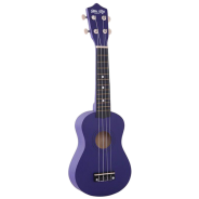 Ukelele soprano morado ma kai + funda, púa y cuerda recambio