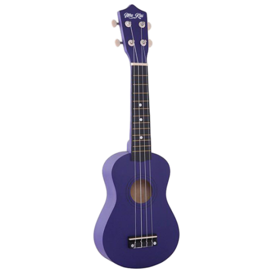 Ukelele soprano morado ma kai + funda, púa y cuerda recambio