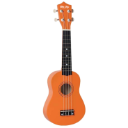 Ukelele soprano naranja ma kai + funda, púa y cuerda recambio