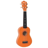 Ukelele soprano naranja ma kai + funda, púa y cuerda recambio
