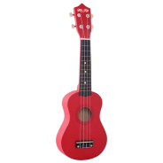 Ukelele soprano rojo ma kai + funda, púa y cuerda recambio