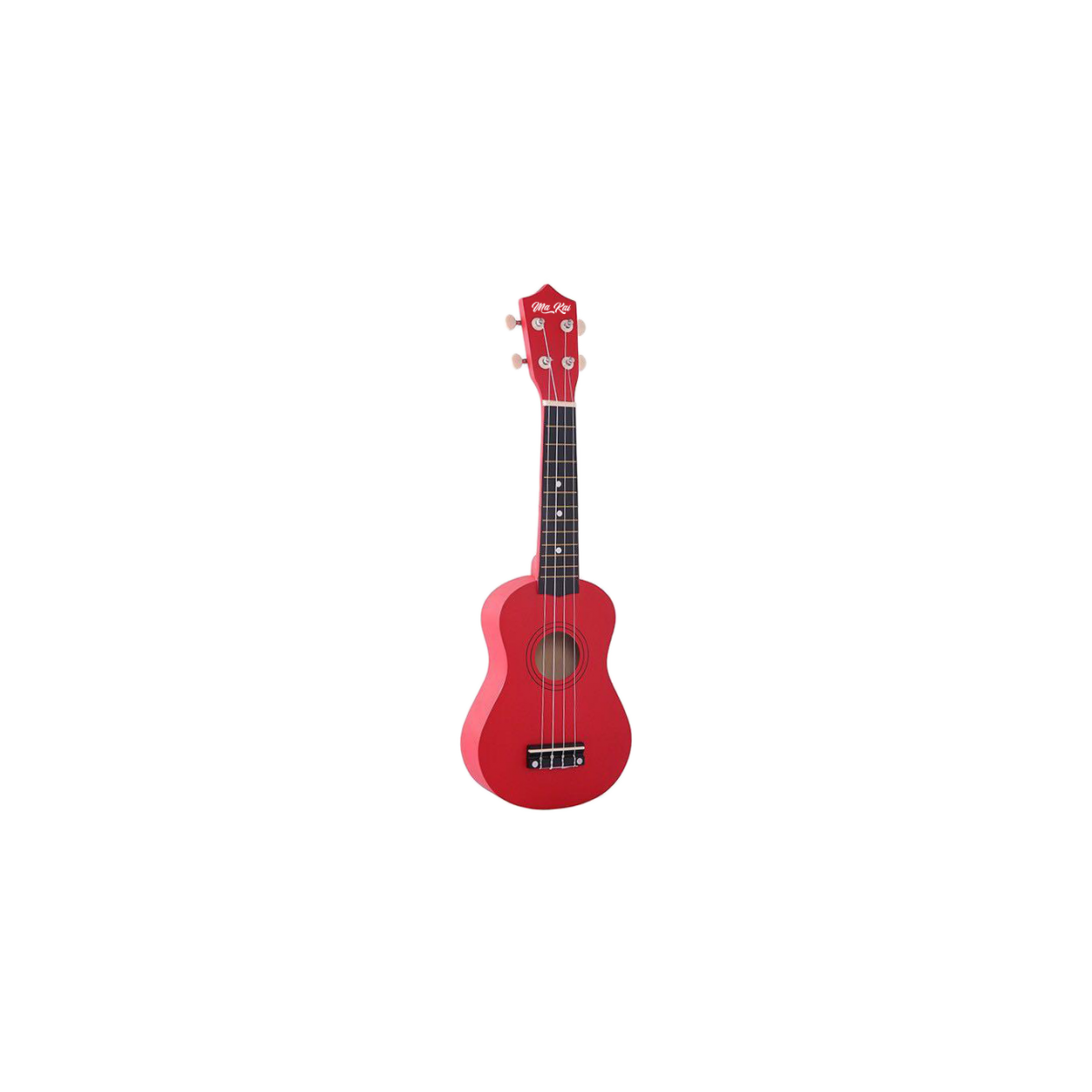 Ukelele soprano rojo ma kai + funda, púa y cuerda recambio