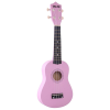 Ukelele soprano rosa ma kai + funda, púa y cuerda recambio