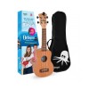 Ukelele soprano madera natural con funda octopus