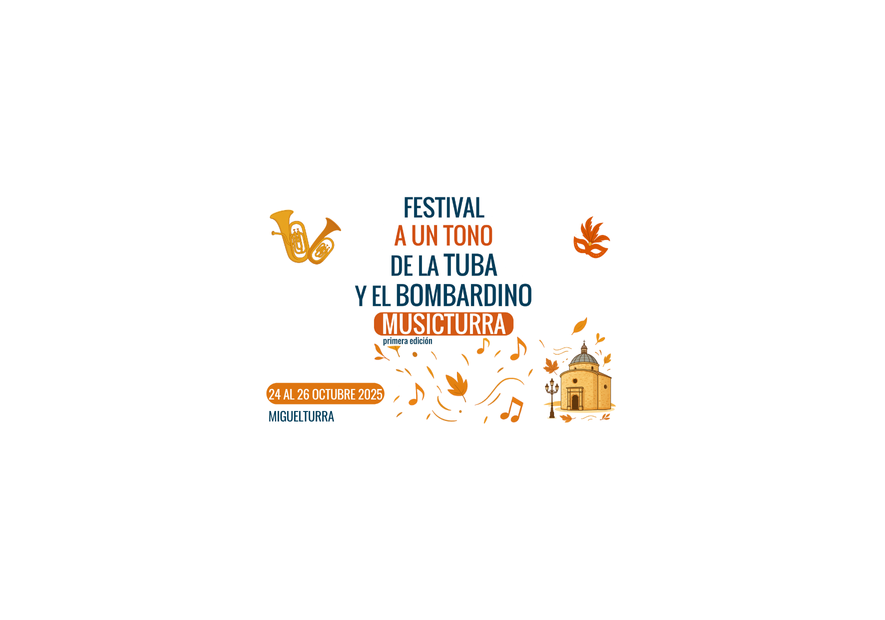 Festival de Tuba y Bombardino MUSICTURRA “A Un Tono” (24–26 oct 2025)