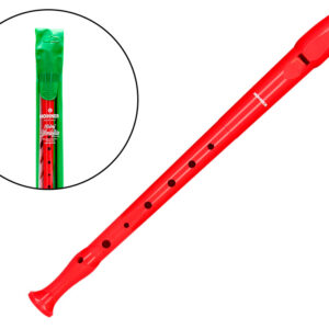 Flauta dulce hohner plástico roja