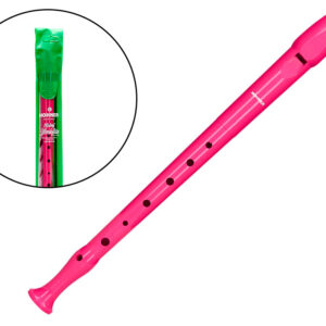 Flauta dulce hohner plástico rosa